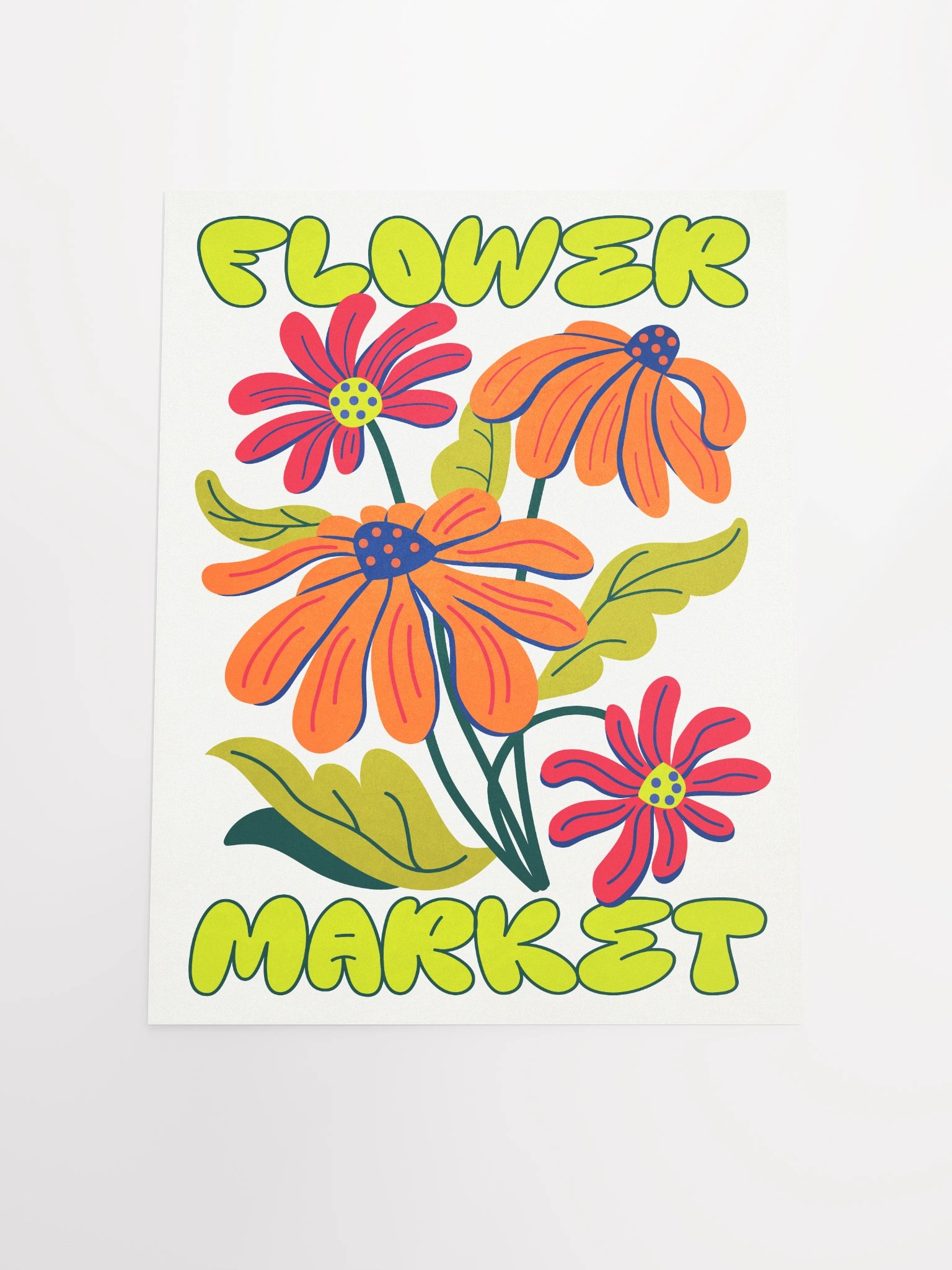Flower Market: Retro Boho Poster Art Print product image (16)