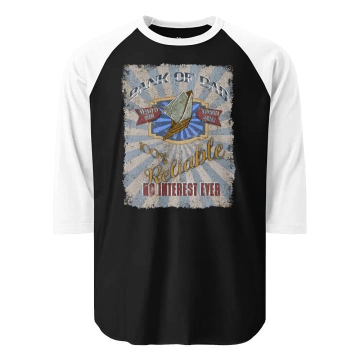 Bank of Dad Baseball Jersey product image (1)