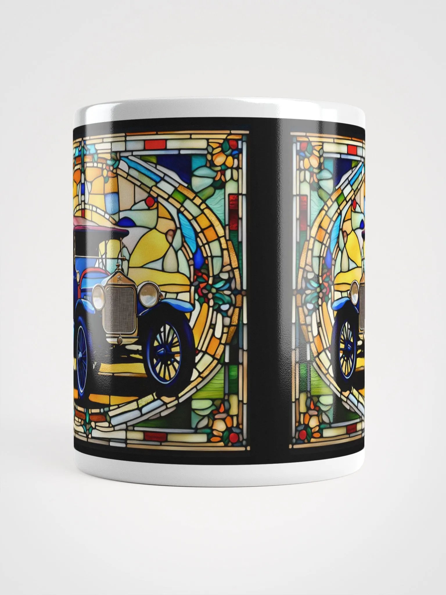 #001 Model-T Blues Stained Glass Mug product image (14)