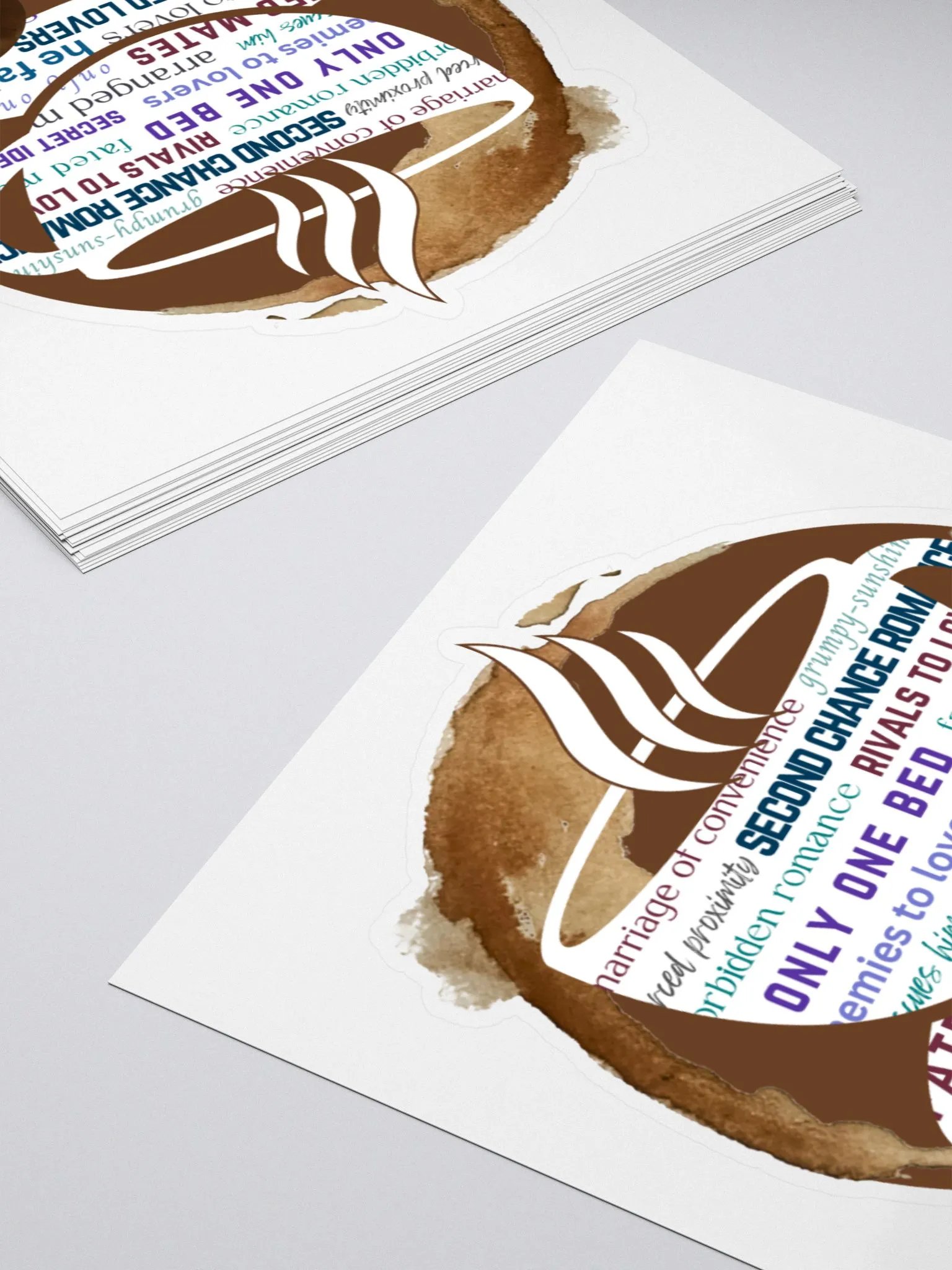 Romantasy Tropes Coffee Sticker product image (4)