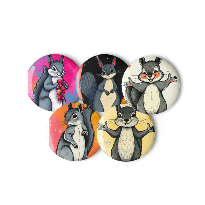 Radiant Squirrel Happiness Pin Set product image (3)