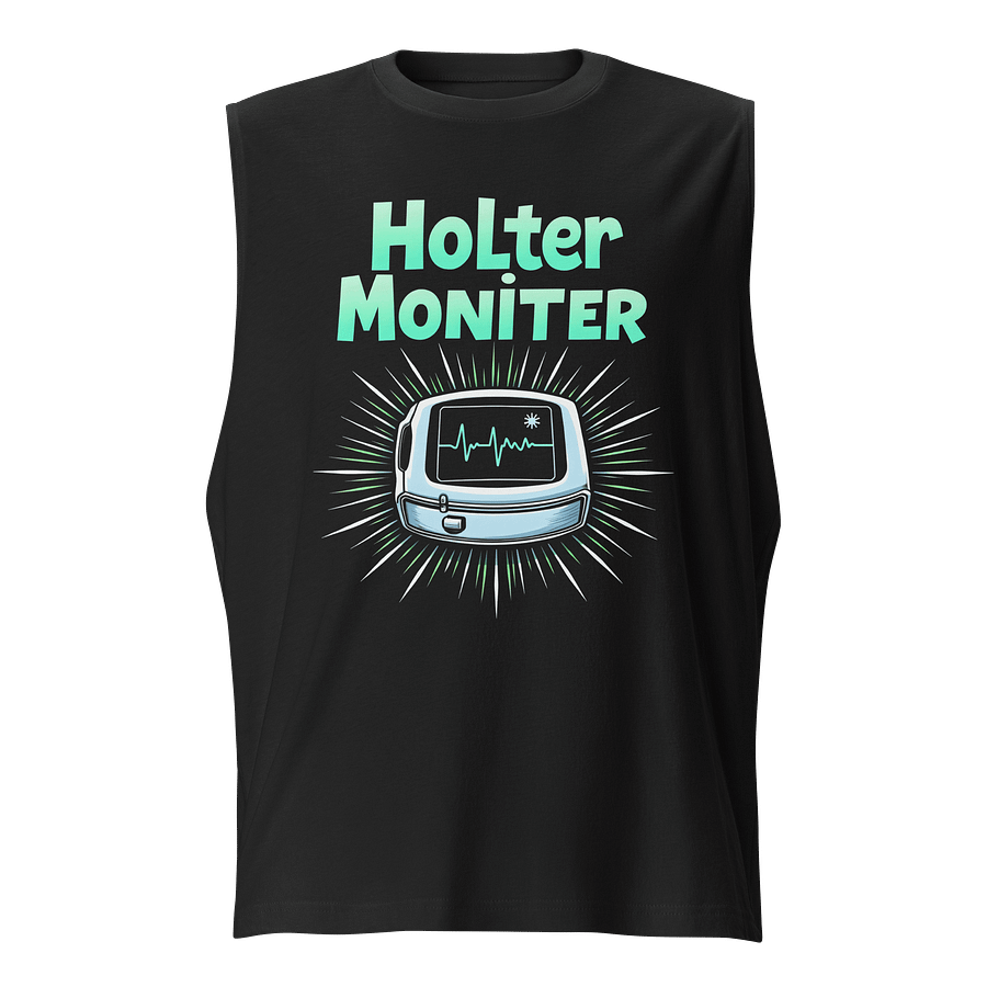 Heartbeat Holter Monitor Muscle Tank product image (1)