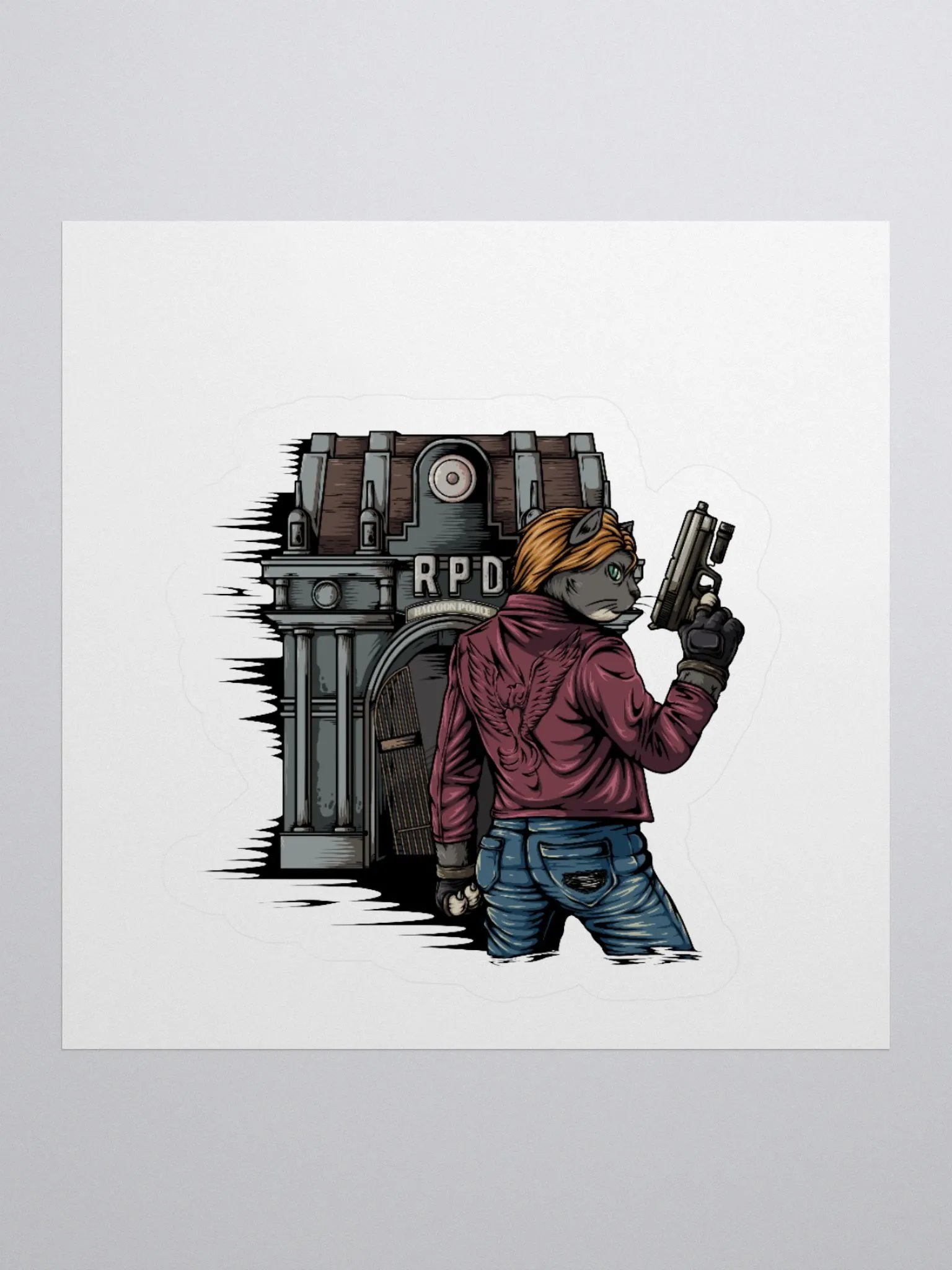 Resident Evilll Gobbi V1 Non Holo Sticker! product image (11)