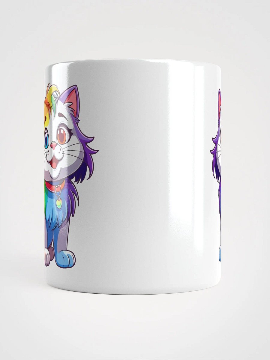 Cute Rainbow Color Cat 7 , Mug product image (10)