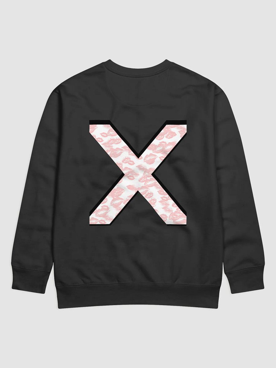 White X Pink Lipstick Kisses Crewneck product image (22)