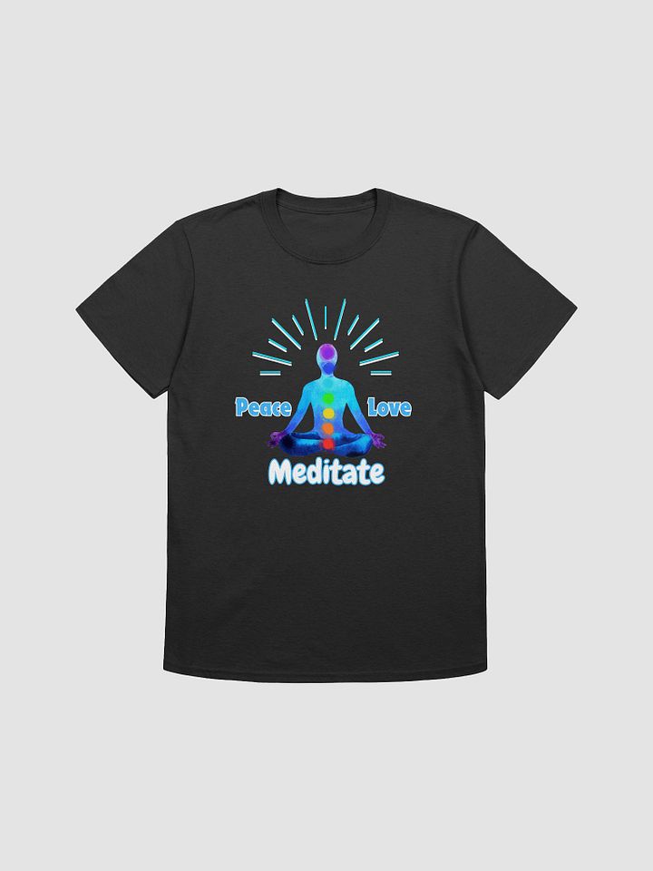 Peace Love Meditate Unisex Softstyle T-Shirt product image (1)