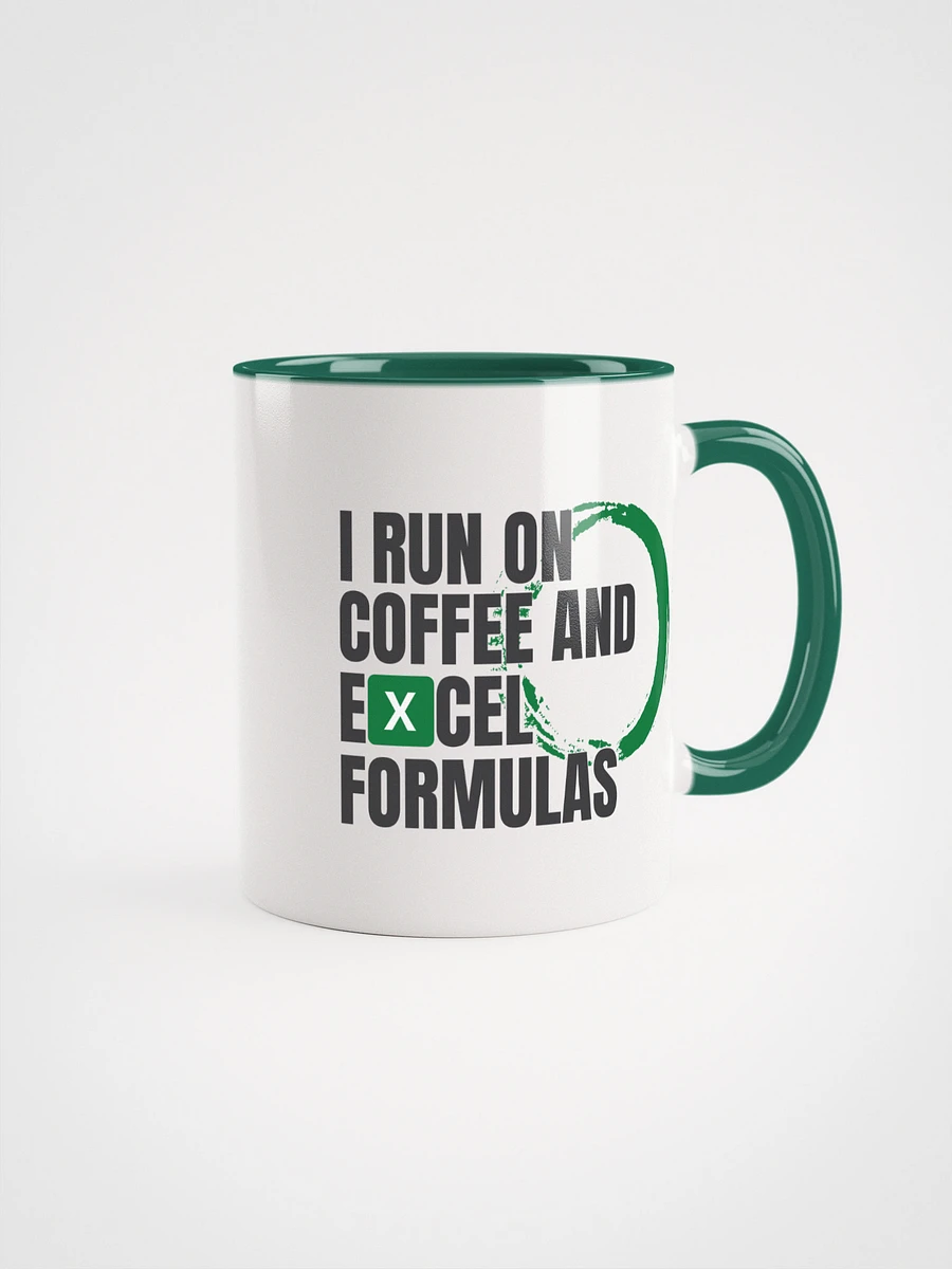 Run on Coffee and Excel Formulas Coffee Mug product image (1)