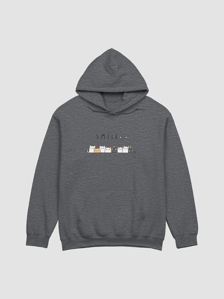 Cats & Hearts Smile Hoodie product image (2)