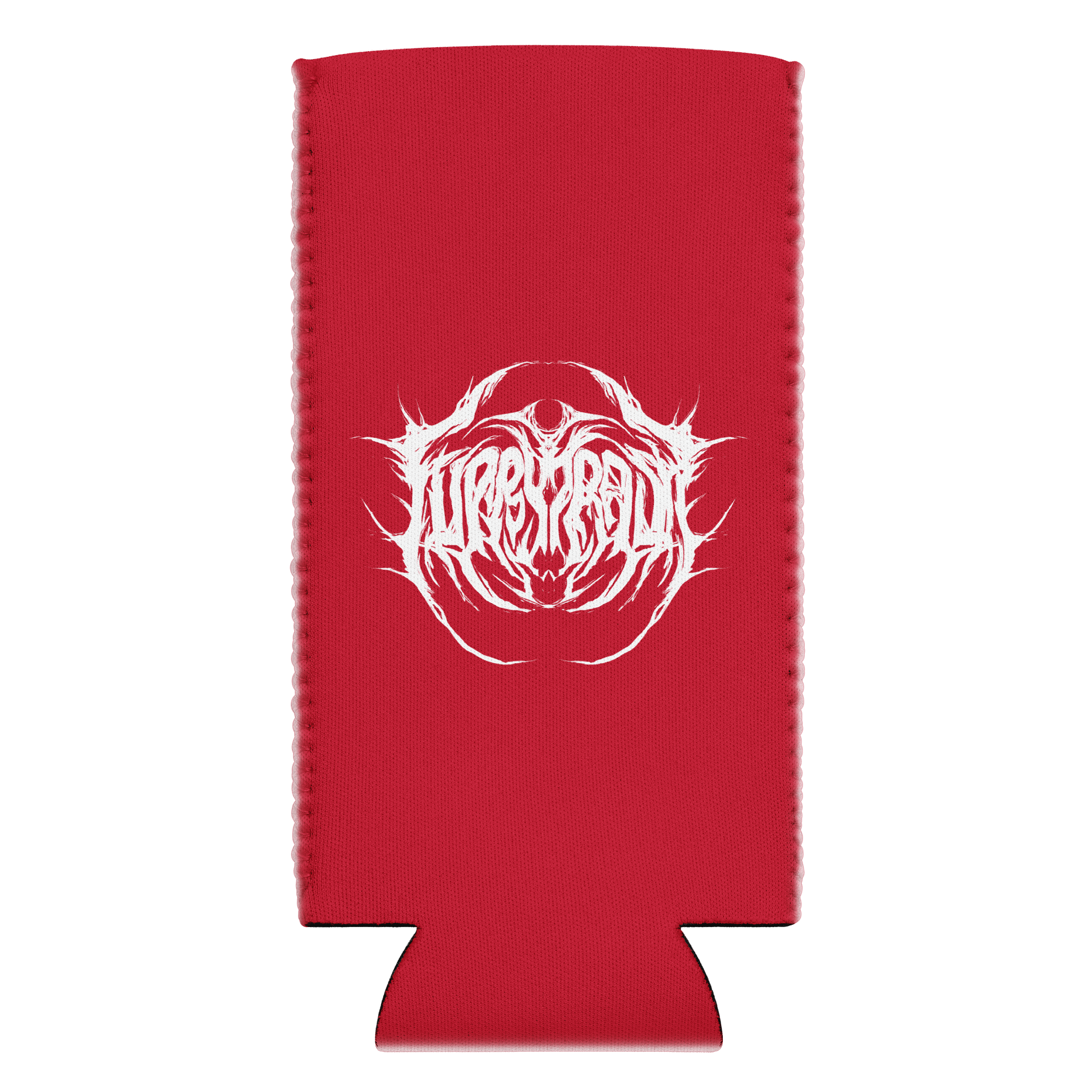 Metal Logo Koozie - White Print on Red product image (10)