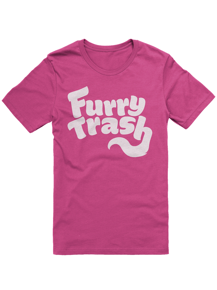 Furry Trash Supersoft Tee - Bubble Logo (White Print) product image (1)