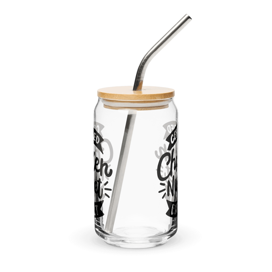 Certified Chicken Nugget Expert - Can-Shaped Glass product image (2)