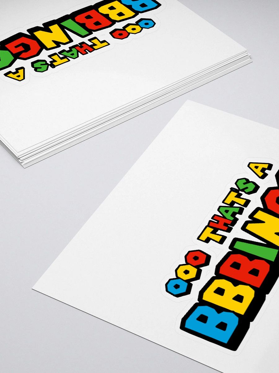 That's a Bingo Sticker product image (12)