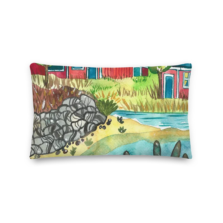 Fishing Village Premium Pillow product image (1)