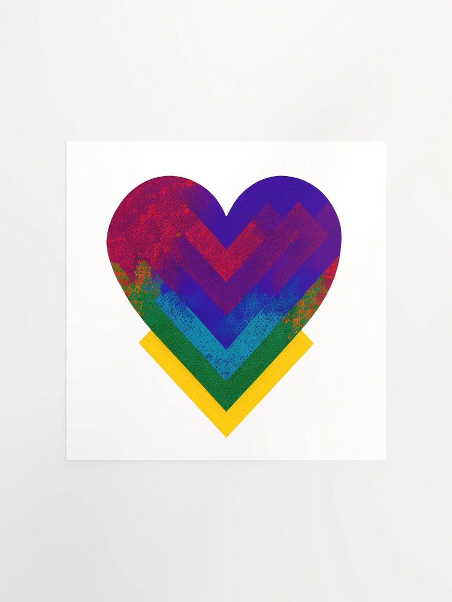Rainbow Heart #15 - Print product image (1)