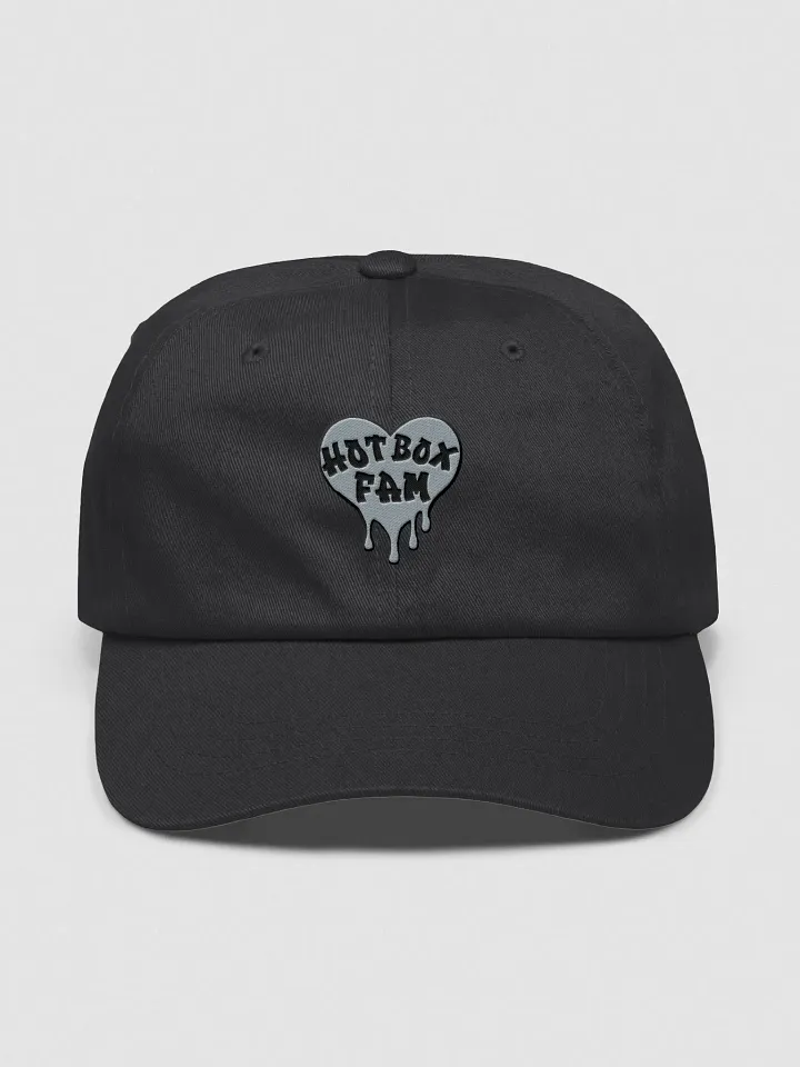 HOT BOX FAM SOLID GREY LOGO EMBROIDERY DAD HAT product image (7)
