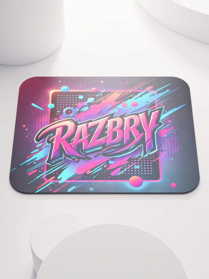 Razbry Reefs Neon Splash Mousepad product image (1)
