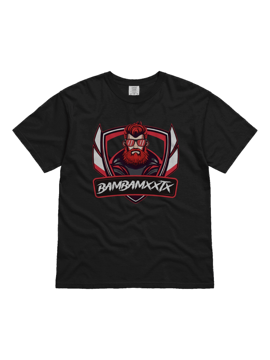 BAMBAMXXTX Shield Logo Cotton T-Shirt product image (1)