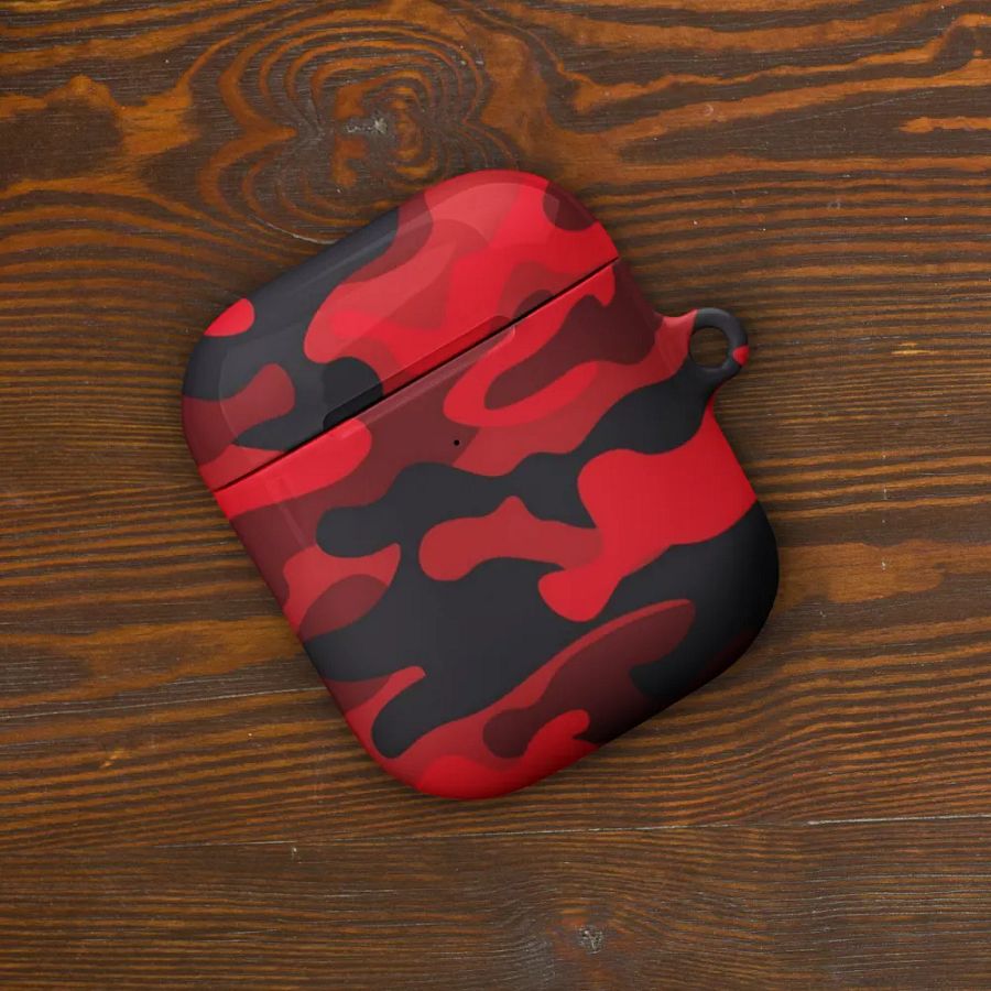 Red Camo AirPod Case product image (6)