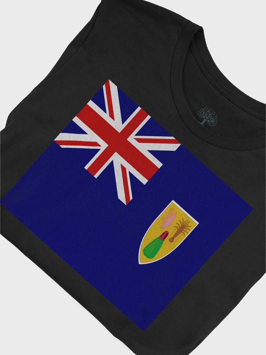 Graphic Grove Unisex Cotton T-Shirt with Turks and Caicos Islands Flag Design product image (7)
