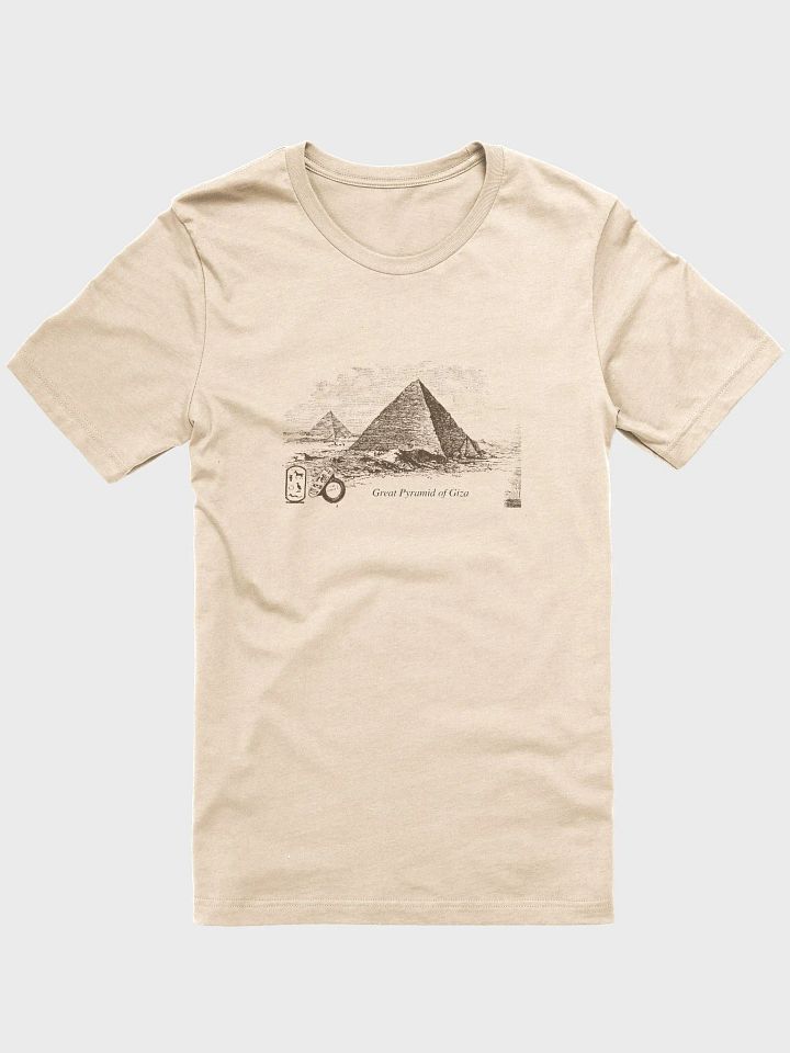 Great Pyramid of Giza - Scientific Illustration - Bella+Canvas Supersoft T-Shirt product image (1)