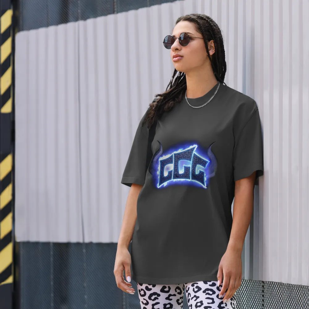 GGG Fire Logo Oversized Shirt product image (8)