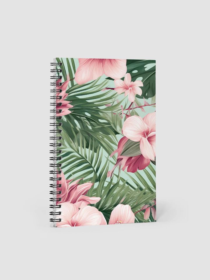 Pink Hibiscus Flower Notebook product image (1)