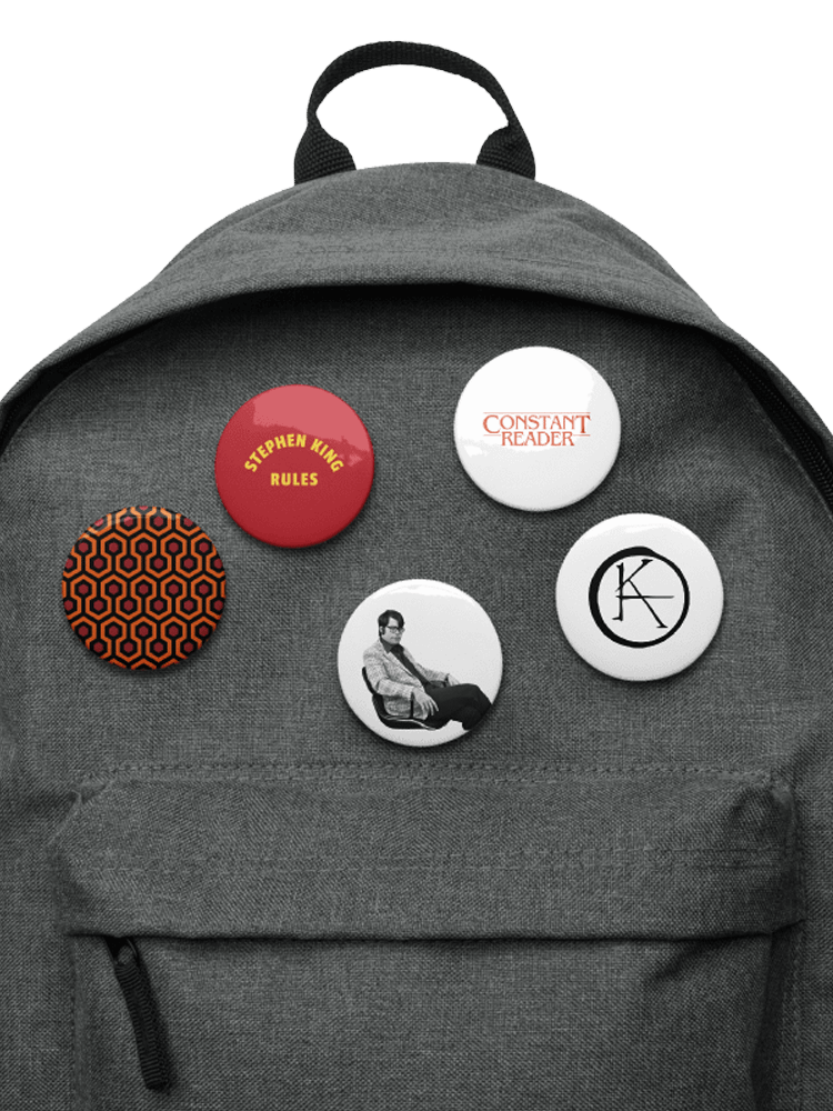 Stephen King Constant Reader Fan Button Pins Set product image (3)