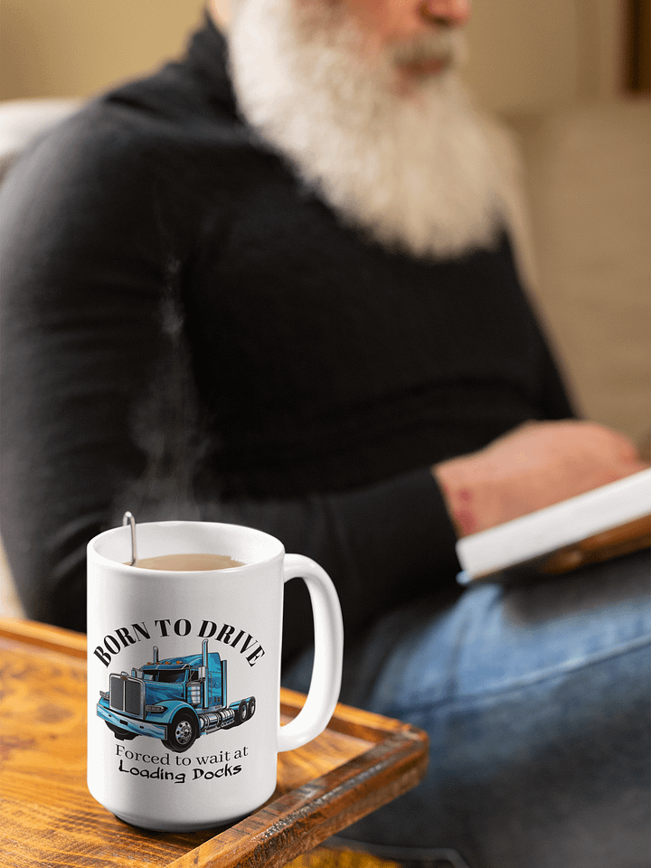 Sleek Blue Truckin' Mug product image (1)
