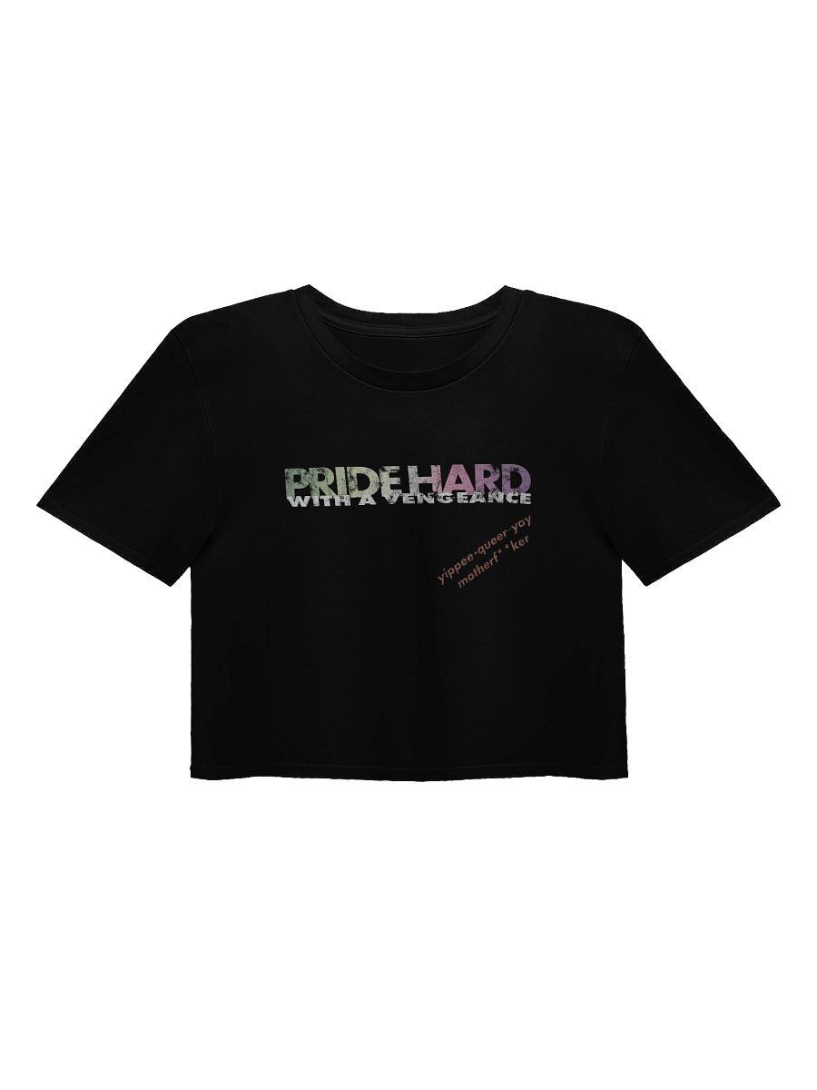 Genderfae "Pride Hard" Crop Top product image (1)