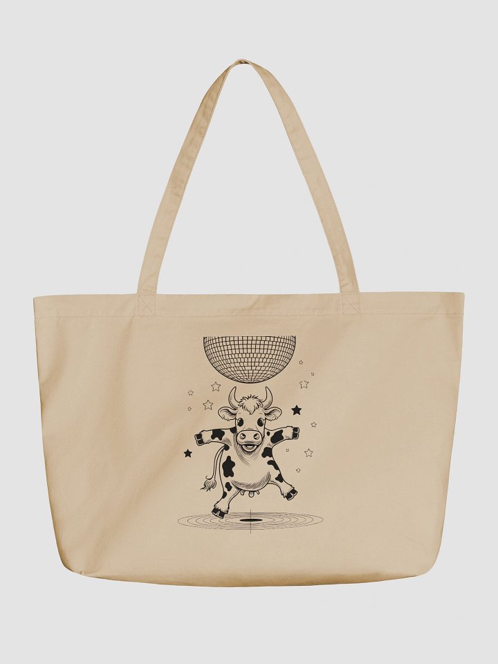 Disco cow Tote Bag product image (1)