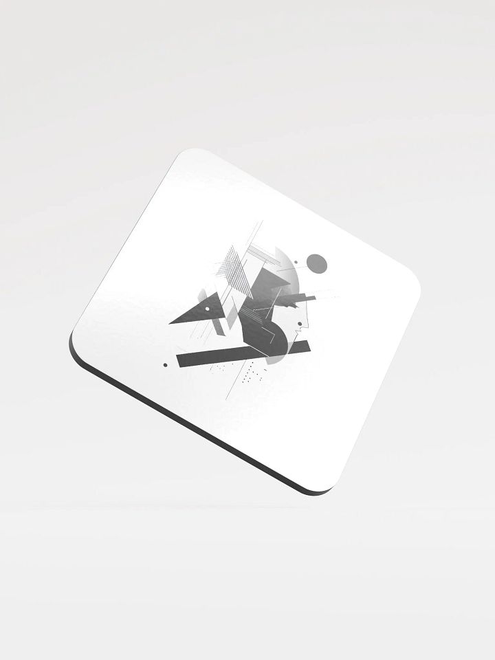 Abstract Persona 001 (Glossed Cork Coaster) product image (1)