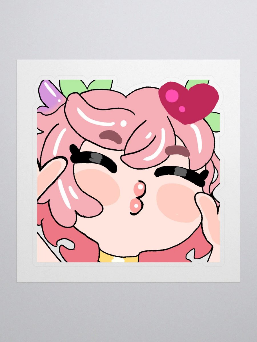 Squished Smooch Emote Sticker product image (1)