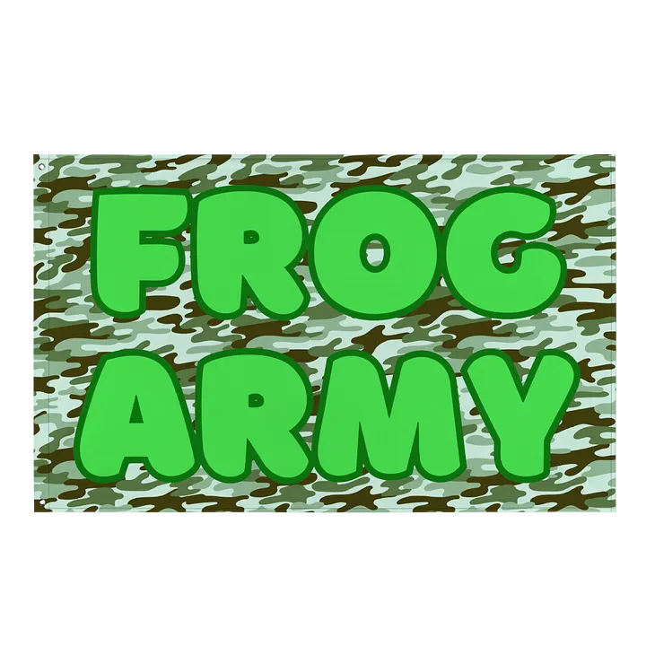 Frog Army Flag product image (1)