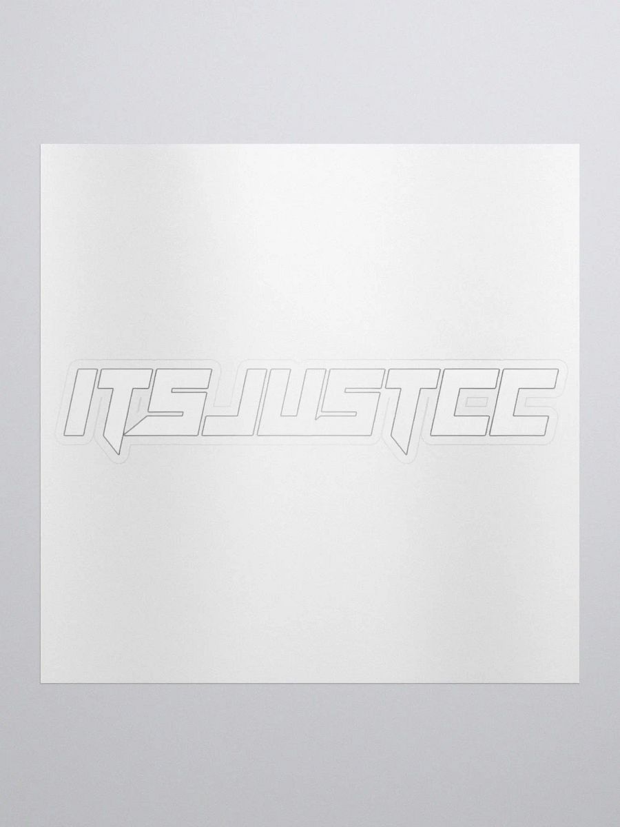 ItsJustCC White Text Sticker product image (1)