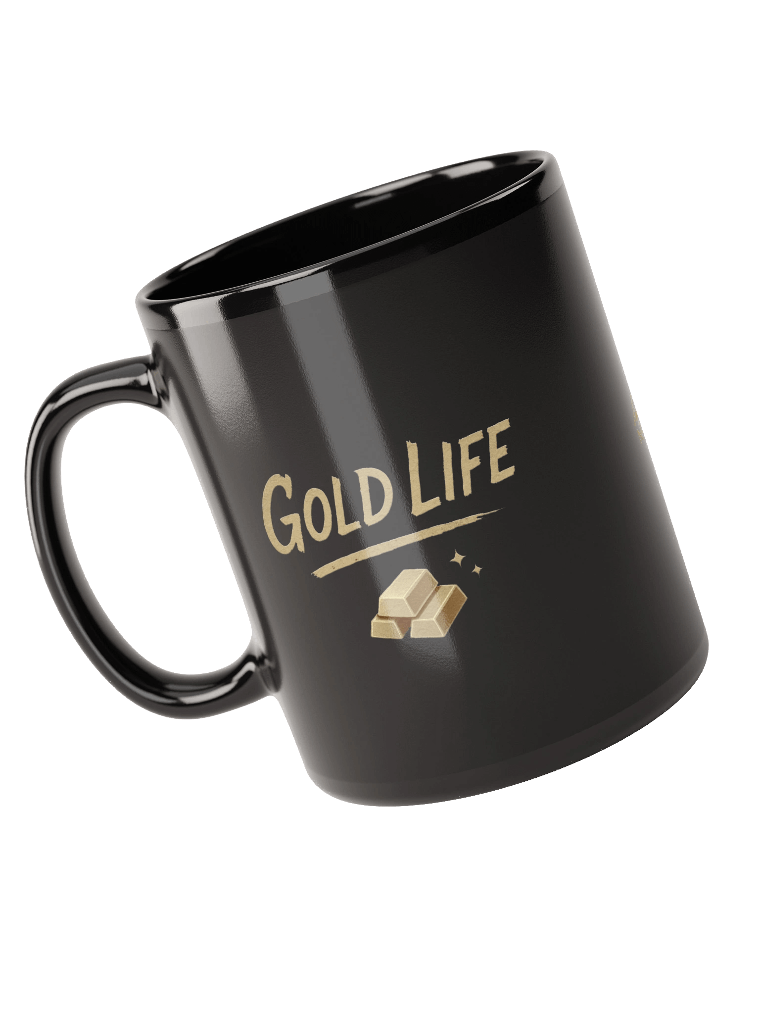 Gold Life Milletian Black Mug product image (6)