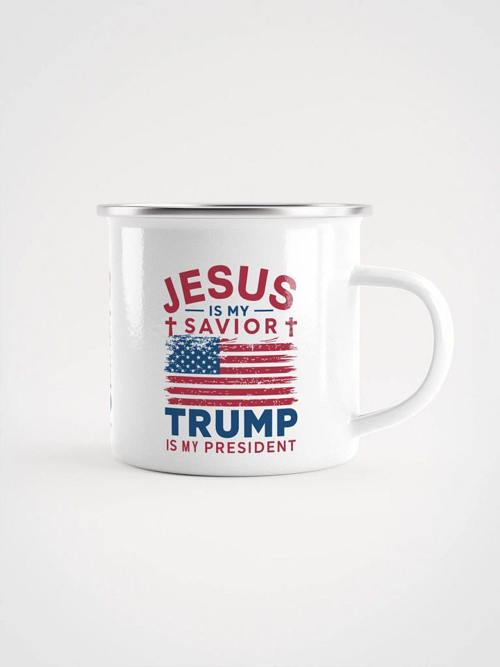Patriotic Campaign Enamel Mug product image (1)