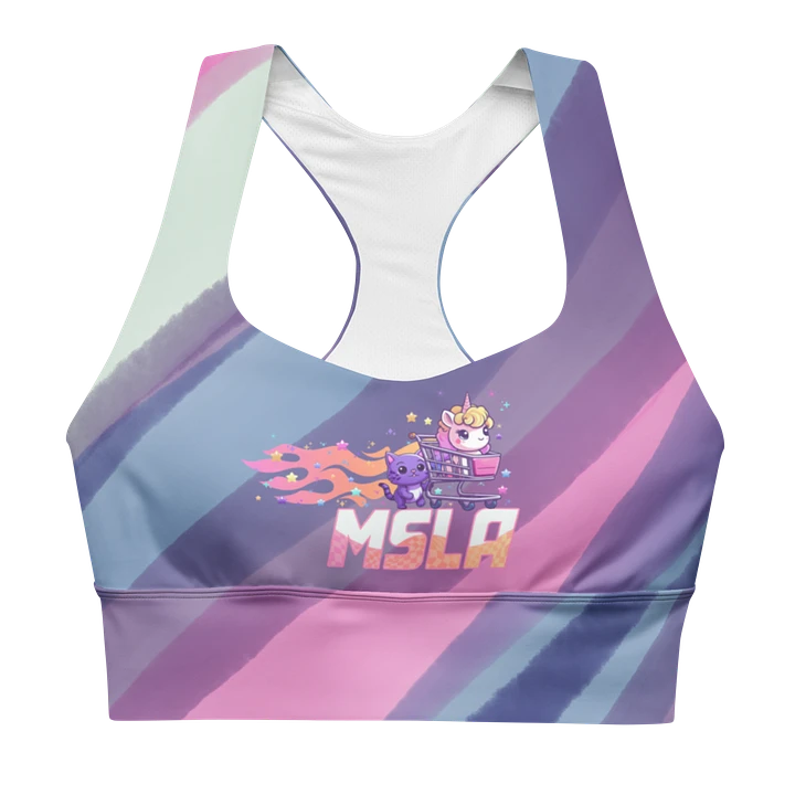 MSLA Sparkles Amigos - Longline Sports Bra product image (1)