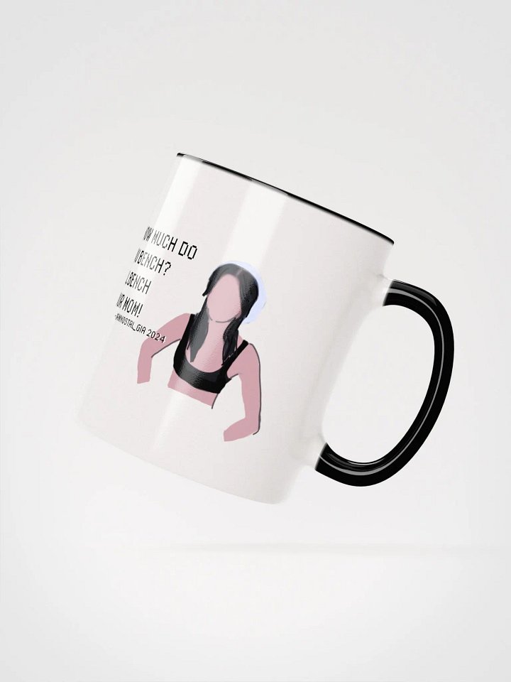 I'LL BENCH YOUR MOM Enamel Mug product image (10)