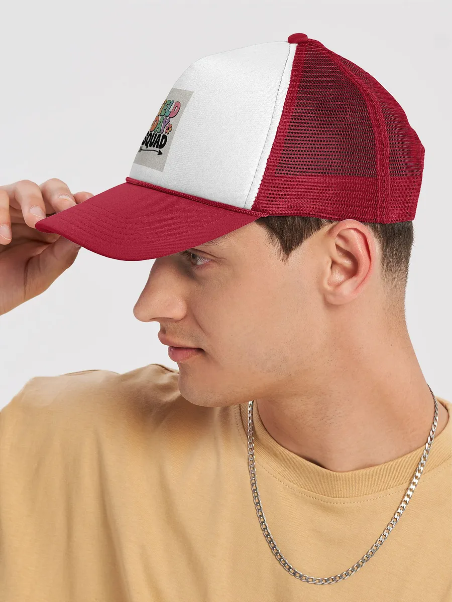 Field Day Squad Trucker Hat – Retro Fun Team Spirit Cap product image (7)