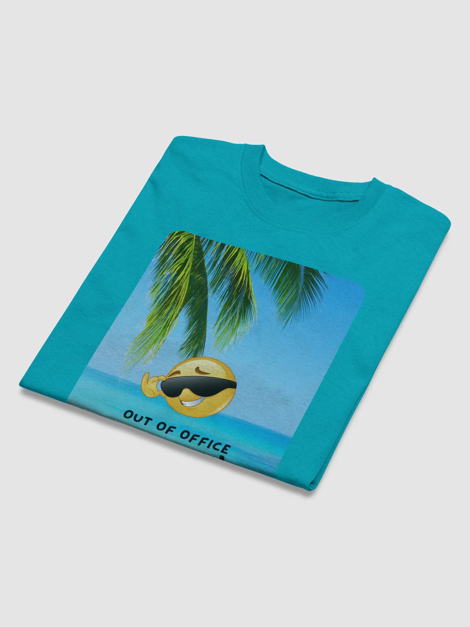 Out of Office Beach Emoji T-Shirt product image (33)