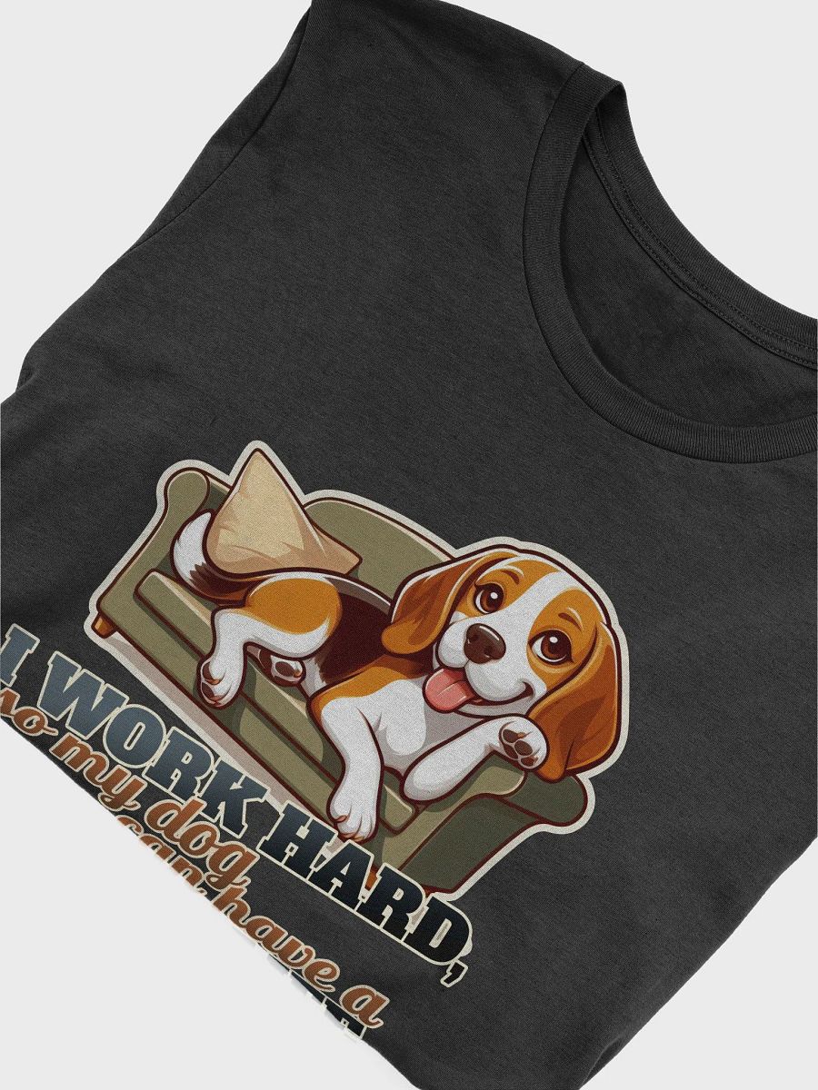 Work Hard - Beagle on Sofa - T-shirt product image (35)