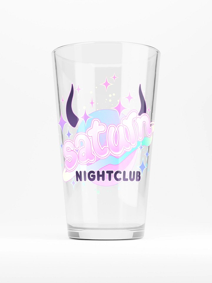 Saturn Nightclub pint glass product image (1)
