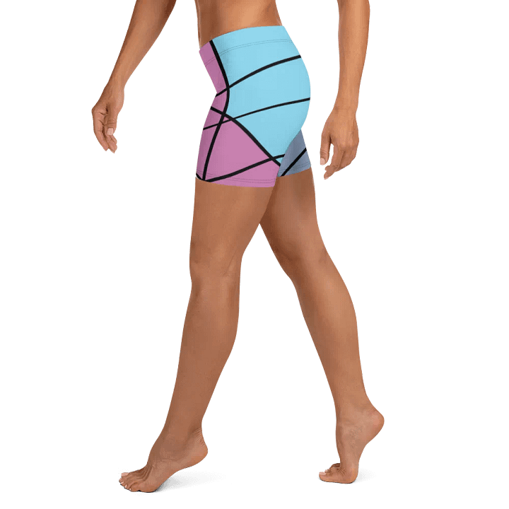 Modern Cool Multi-Colored Geometric Pattern Shorts product image (1)