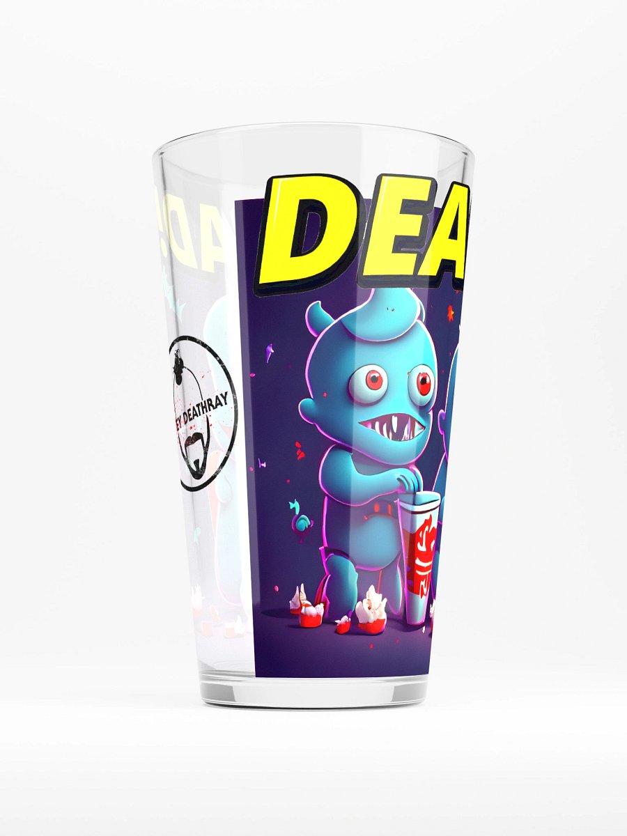 Death Squad Superhero Yellow Pint Glass product image (2)