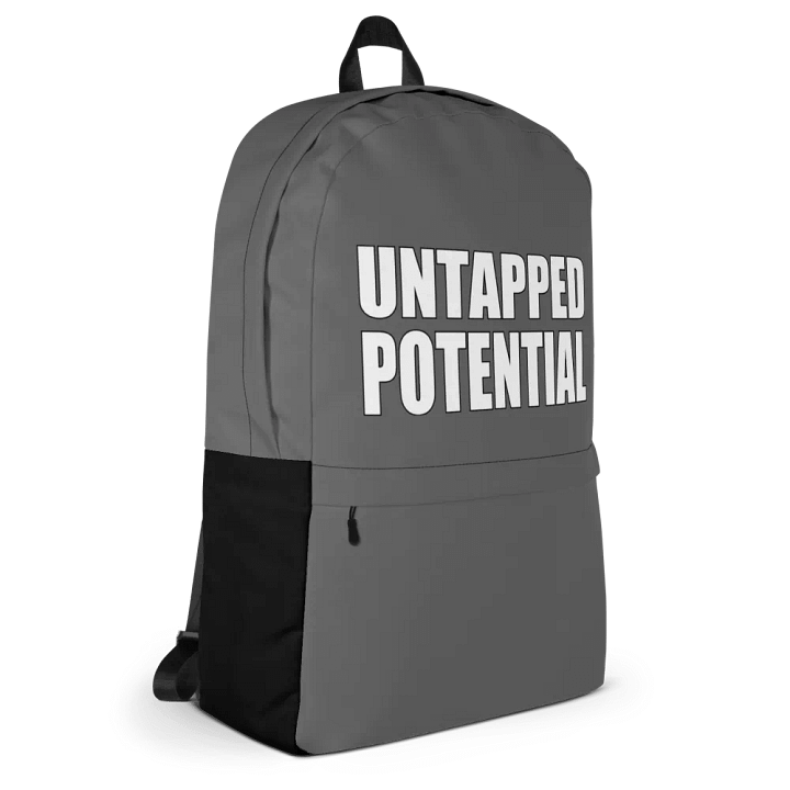 Untapped Potential Gray Large Print Back Pack product image (2)