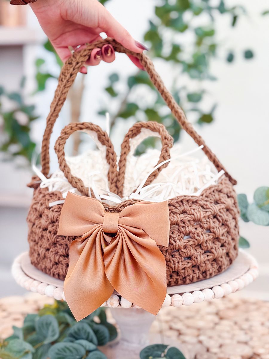 Granny Stitch Easter Basket Crochet Pattern product image (1)