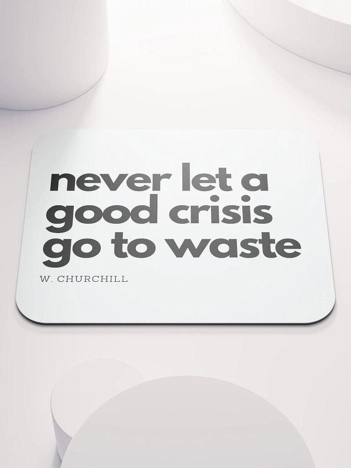 Winston Churchill Quote Mousepad product image (1)