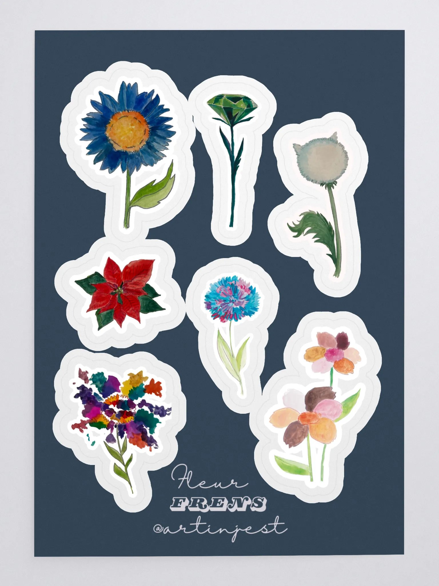 This Bouquet Sticker Sheet 2 product image (3)