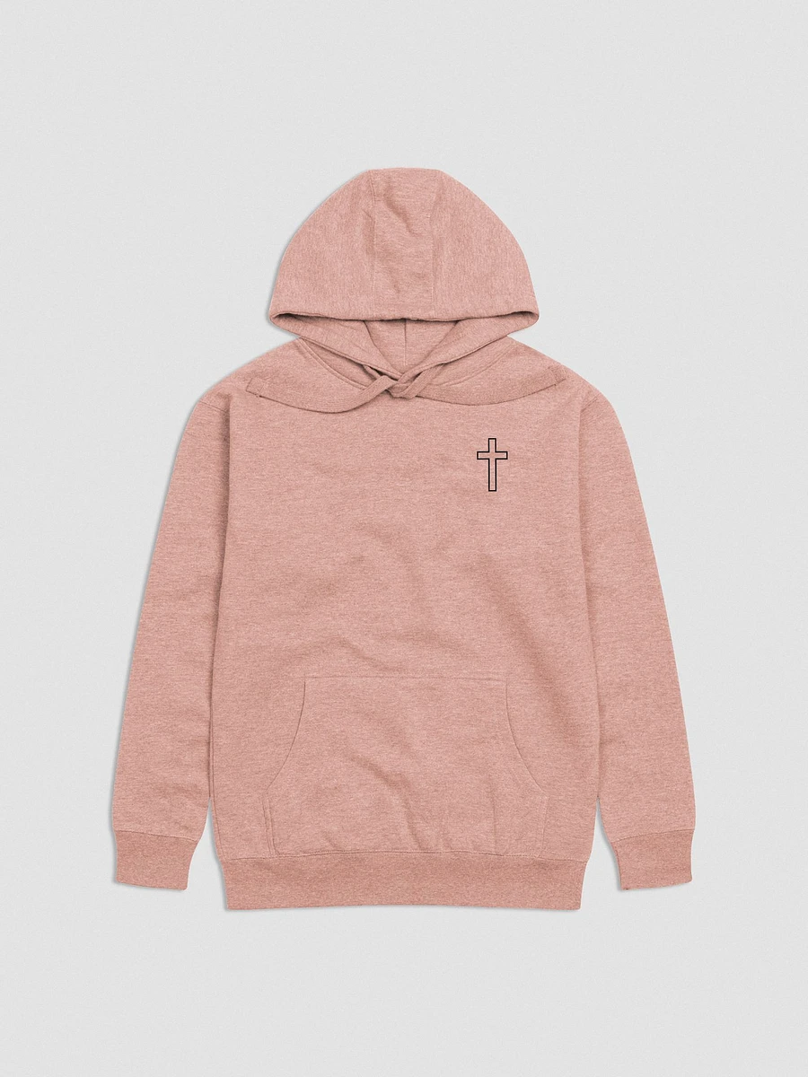 Simple Cross Embroidered Hoodie product image (1)