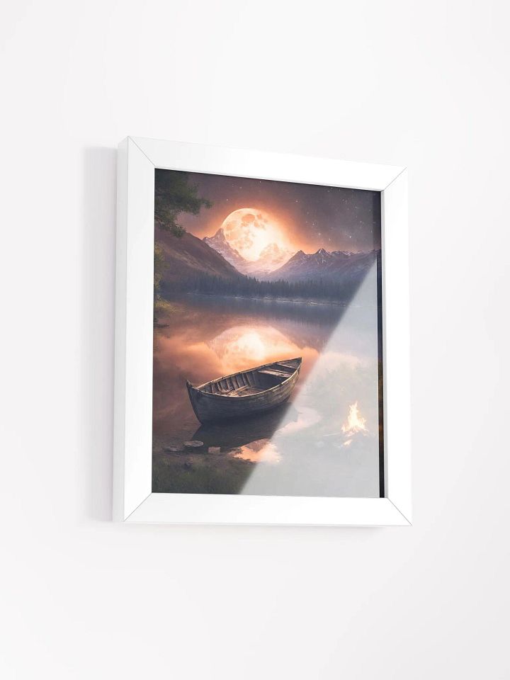 Moonlit Row Boat Framed Poster product image (14)